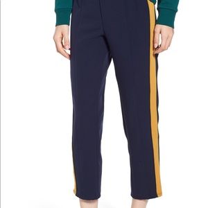 Chloe & Katie Blue Crop Track Pants